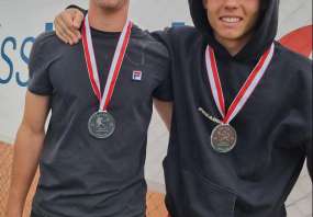 Neil Saxer et Maxime Grünig