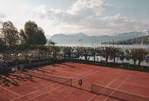 Die spektakulärsten Tennisplätze der Schweiz