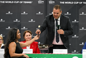 Mehr als ein Meet & Greet: Nalani Buob am Davis Cup