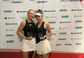 Schweizer Meisterinnen im Doppel: Karolina Kozakova und Valentina Ryser