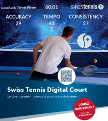 Flyer: Swiss Tennis Digital Court