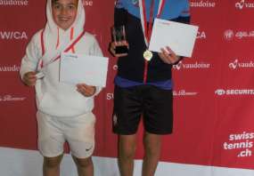 Boys 12&U: Alberto Tonolli (Finalist) und Matteo Calvosa (Sieger)